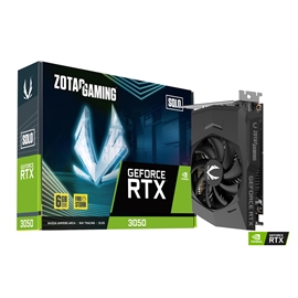 ZOTAC Video Card ZT-A30510G-10L GeForce RTX 3050 6GB GDDR6 Solo 96Bit PCIE Retail